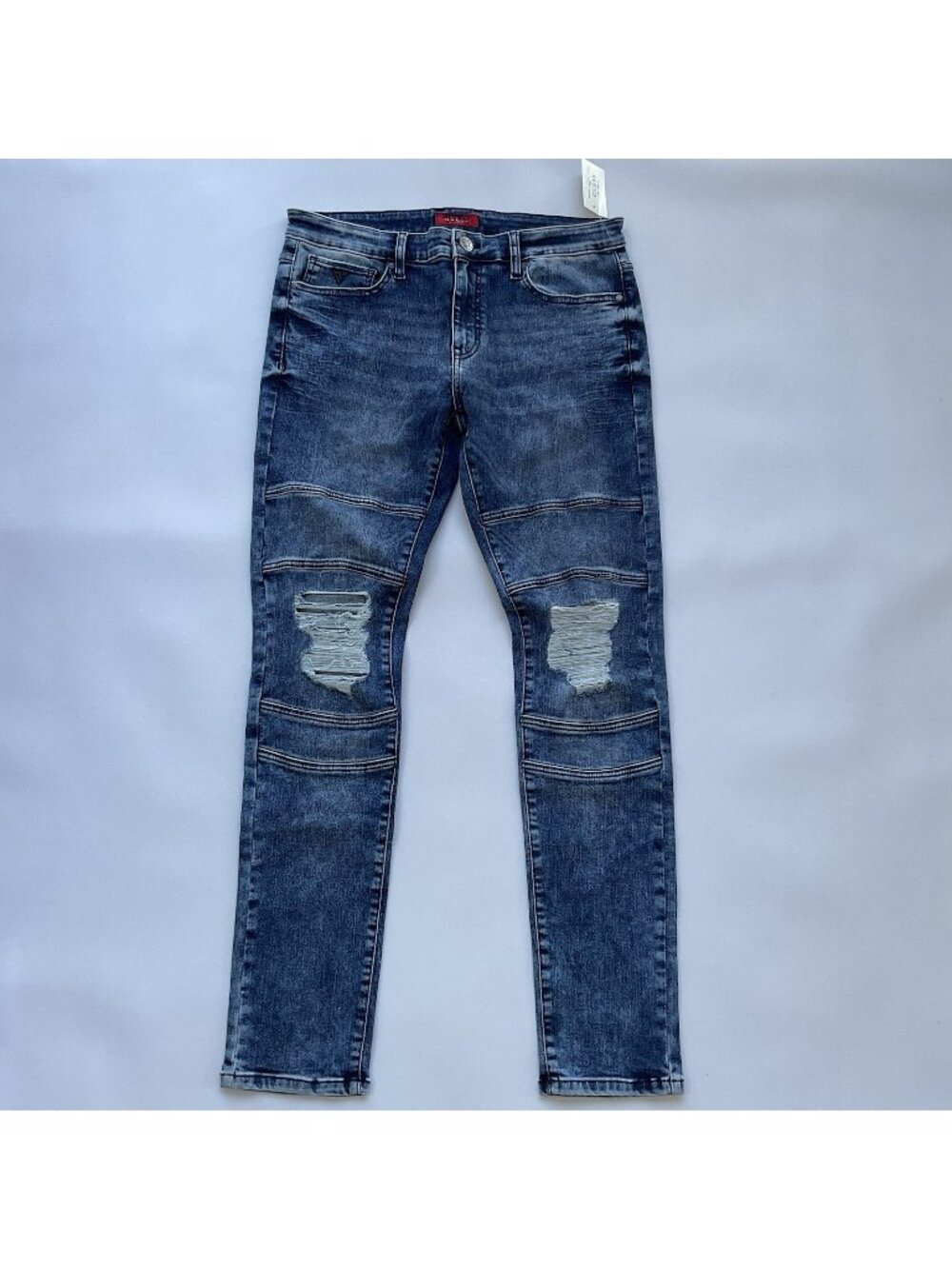 Guess Men’s Skinny Jeans Distressed Super Stretch Denim Size 32
